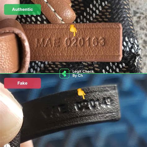 real vs fake goyard belt|goyard leather bag serial number.